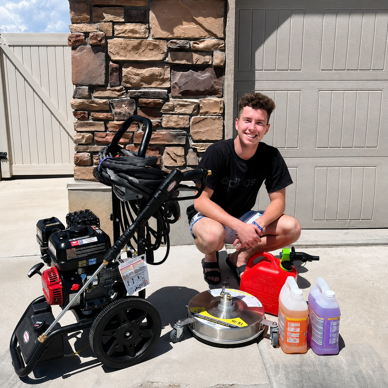 Zach Perrins, Owner of Purify Pressure Washing